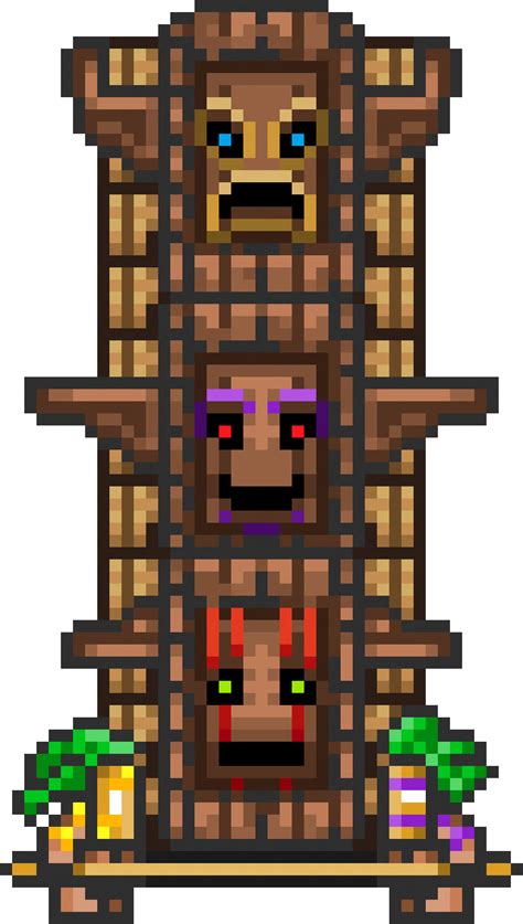 The Clentaminator is a Hardmode tool sold by the Steampunker which can be used to create or destroy biomes. . Tiki totem terraria